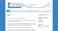 Desktop Screenshot of praxis-kress.de